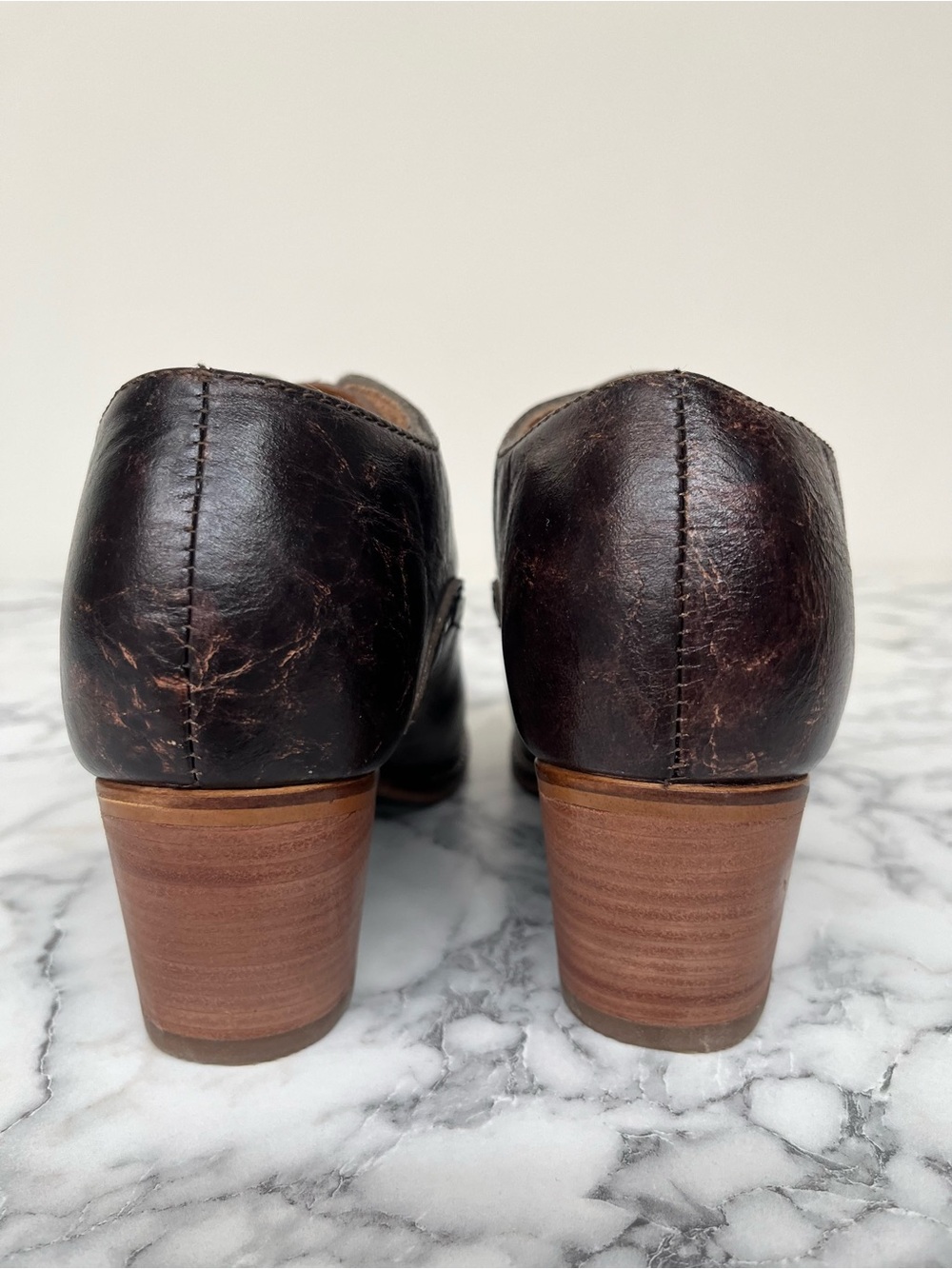 Nocona Ladies' Sherry Mocha Brown 5" Bootie Snip Toe Western Cowgirl Rodeo 6.5 B - Picture 5 of 12